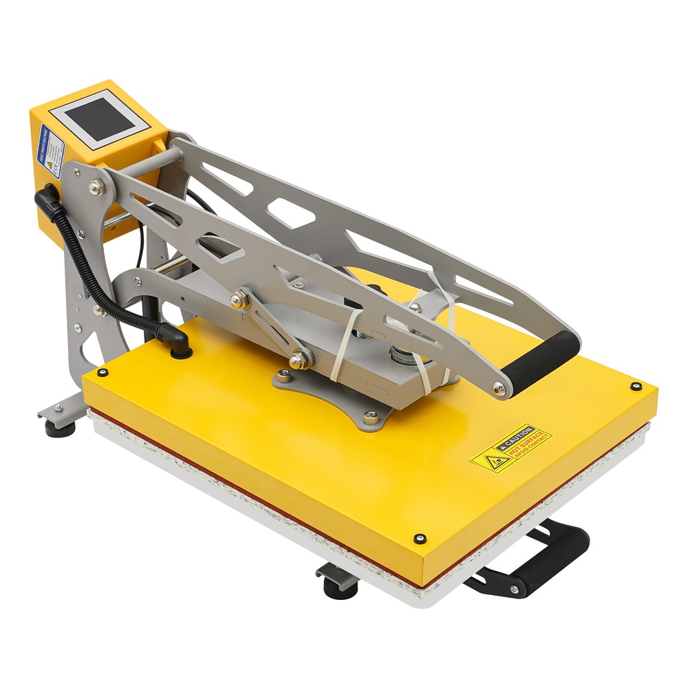 Clamshell Semi-Auto Open Heat Press Machine with Slide Out Function Heavy Duty