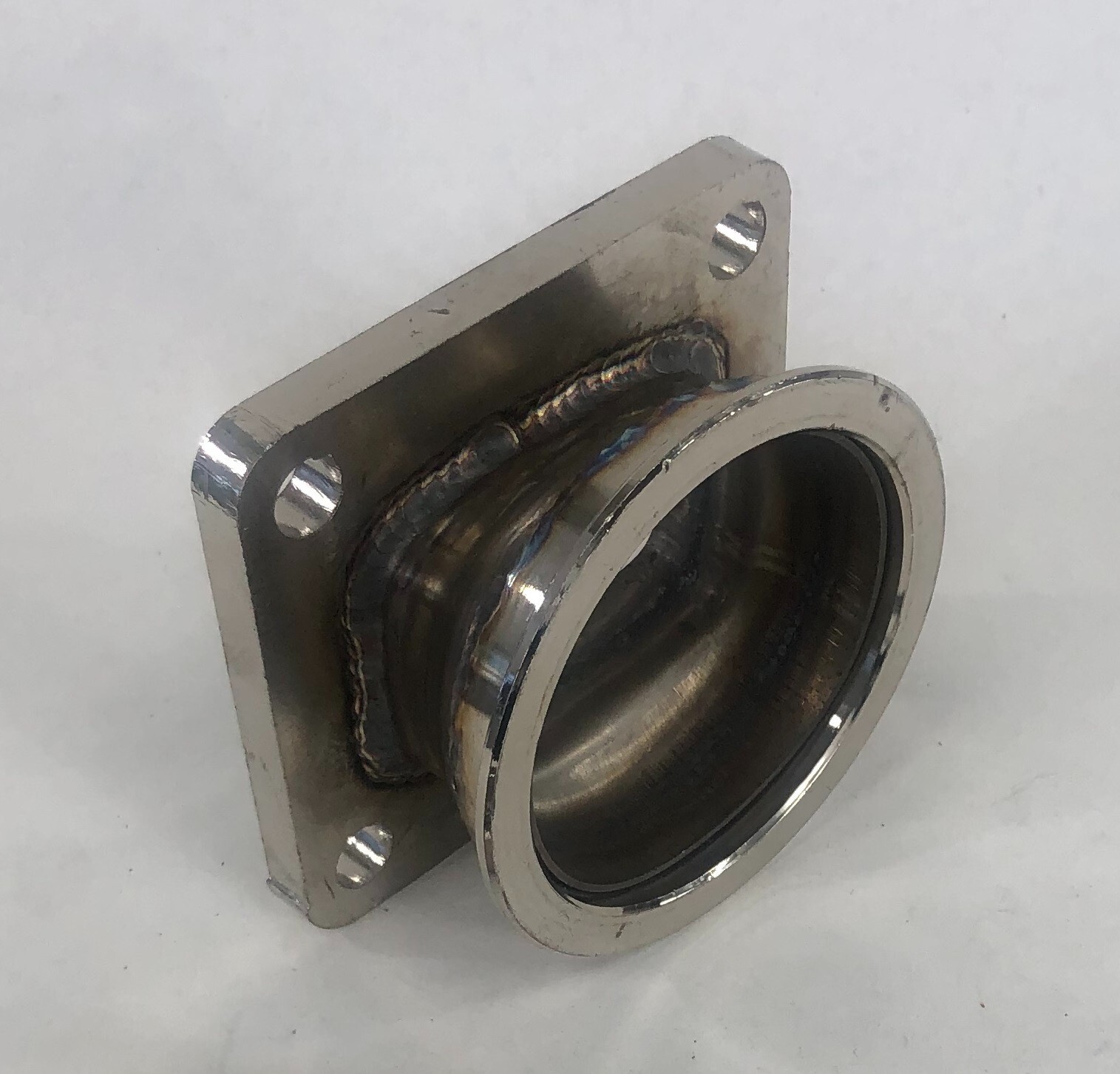 3" V-Band Flange to T4 -4 Bolt Turbo Charger Flange Conversion Adapter