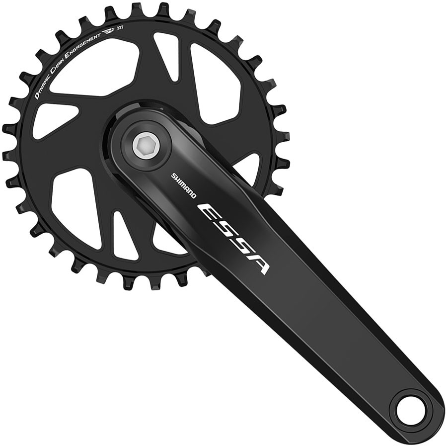 Shimano ESSA FC-U2000-1 Crankset 7-Speed 175mm Riveted 32t Square Taper Black