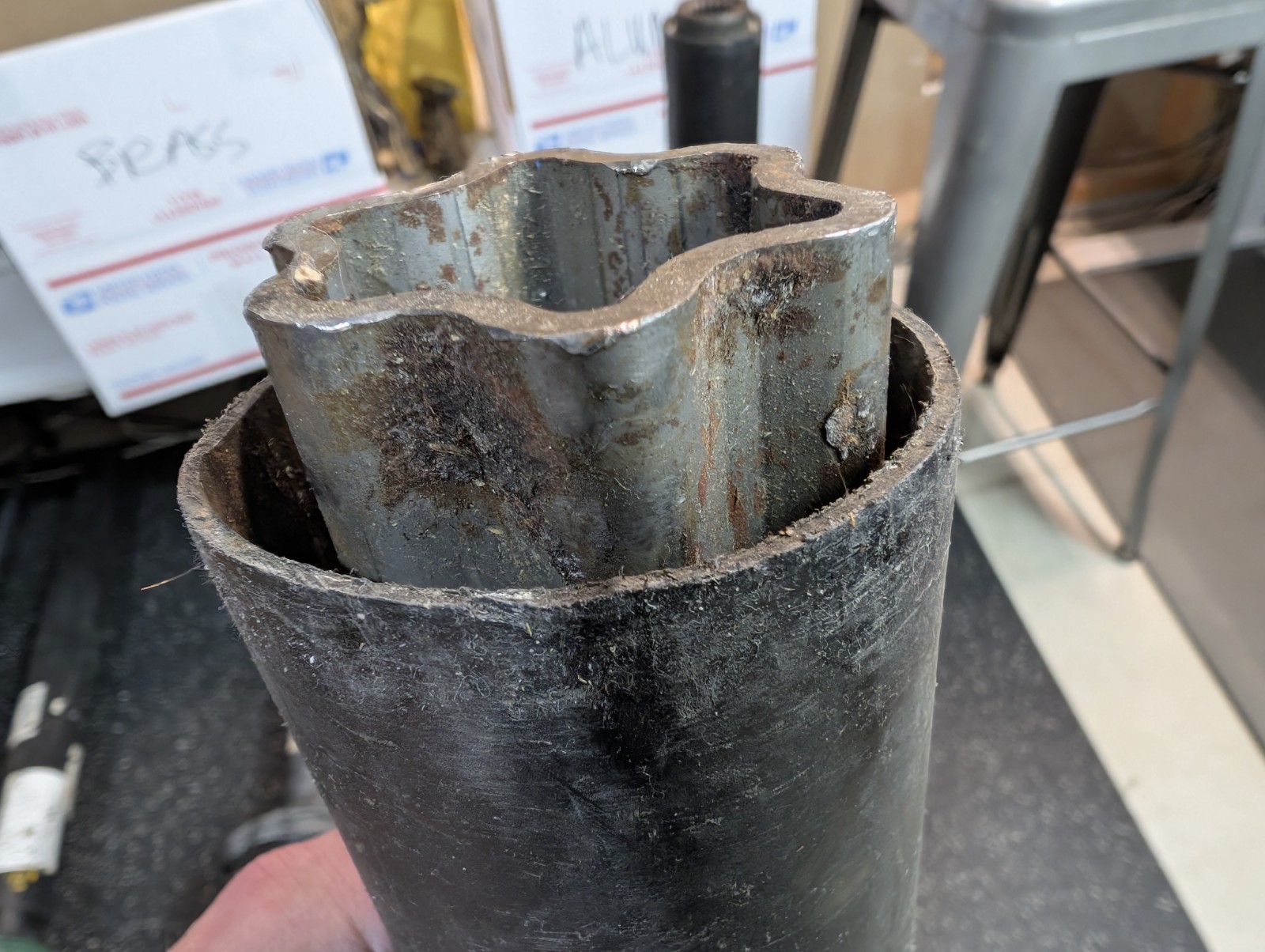 Walterscheid PTO Shaft Half 21-Spline 1-3/8" Star Profile 41.5" 36.18 Yoke OEM