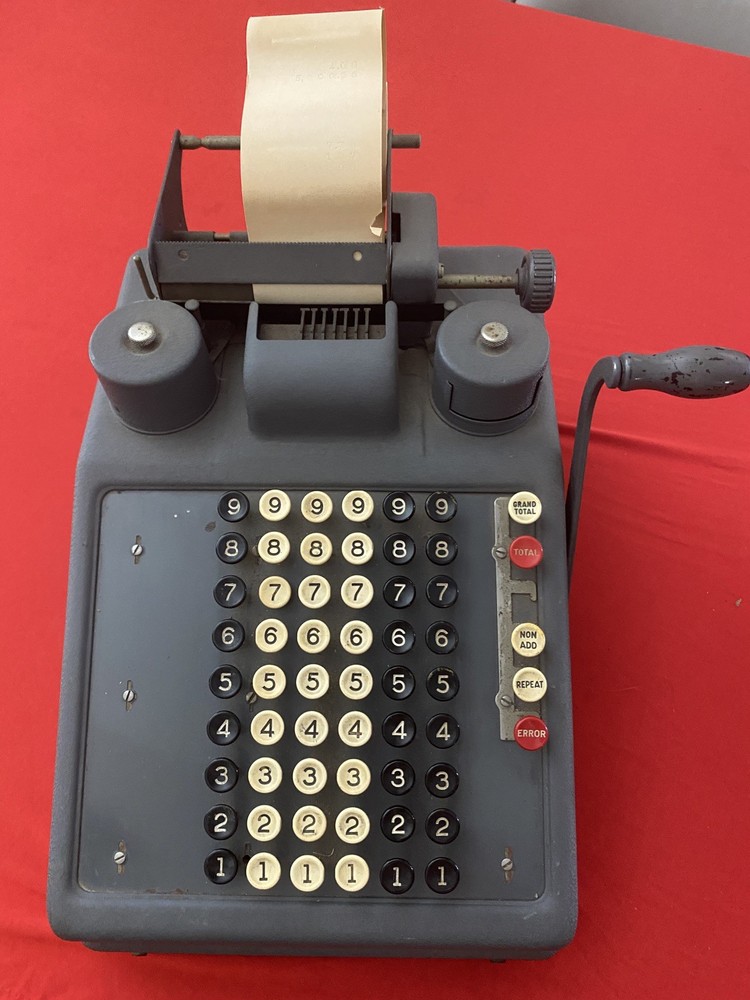 Vintage Burroughs adding machine , Collectible, Antique