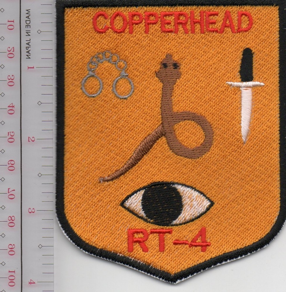 US Army RT Copperhead Patch NO TARIFF