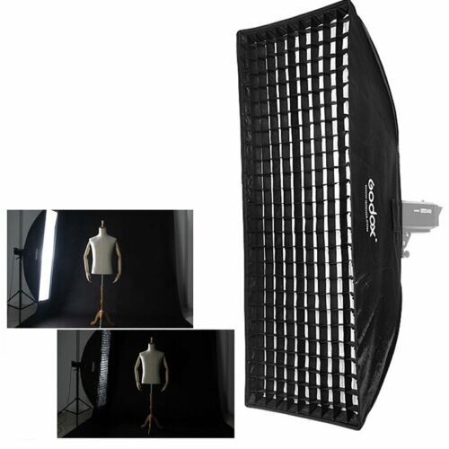 Godox 35x160cm Bowens Mount Strip Softbox Grid For Studio Strobe Flash Light AU