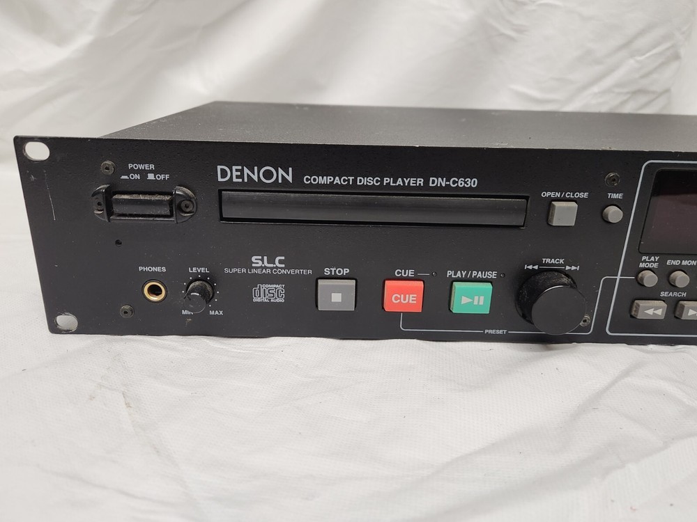 Denon DN-C630 Professional Single CD Player AS IS UNTESTED