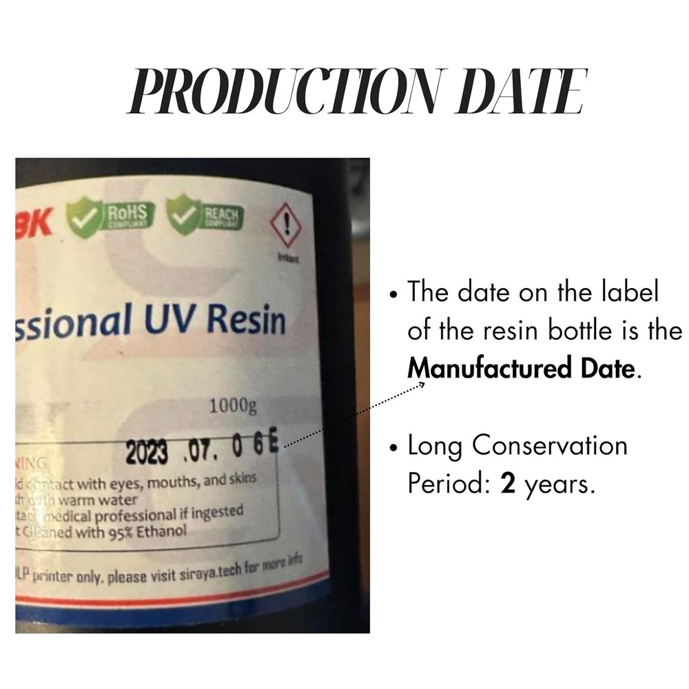 UV-Curable High Precision Resin 2kg Grey