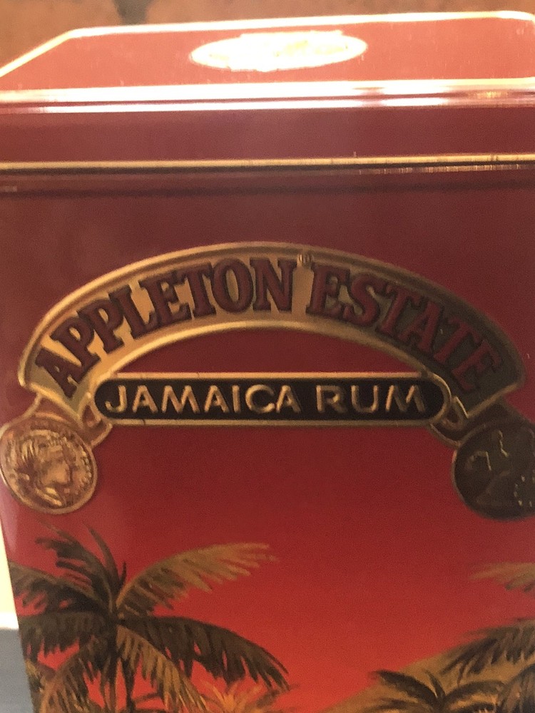 Apple Esata EMPTY Jamaica Rum Tin. Ref:01
