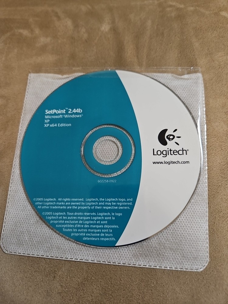 CD-ROM For Logitech SetPoint 2.44b Software