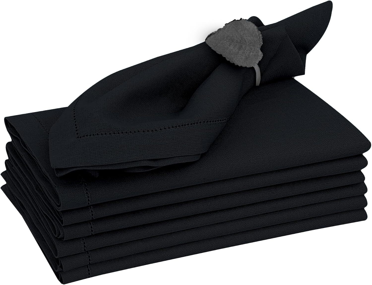 18x18 Cotton Linen Napkins Set of 12 Soft Reusable Washable Dinner Cloth