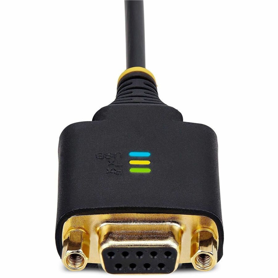 StarTech 1ft/30cm USB to Null Modem Serial Adapter Cable (1p1ffcnusbserial)