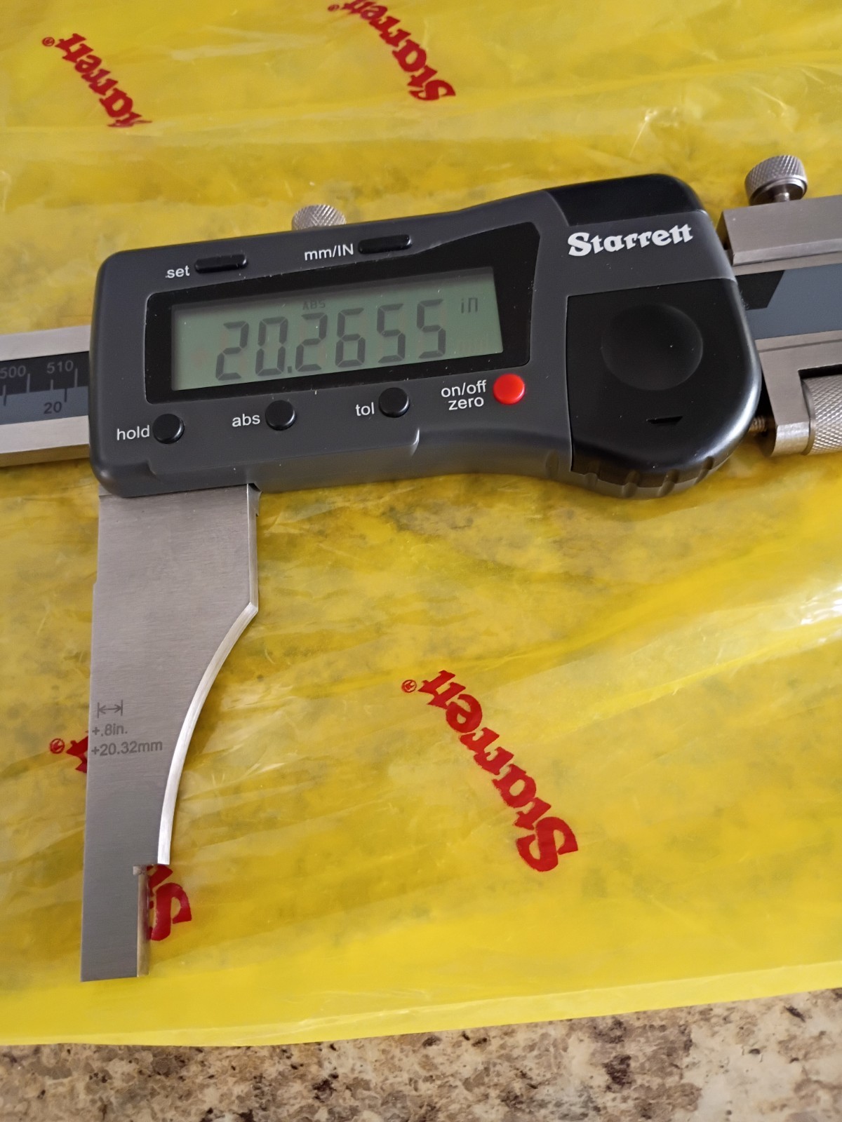 Starrett 799- 24"/600 Electronic Caliper