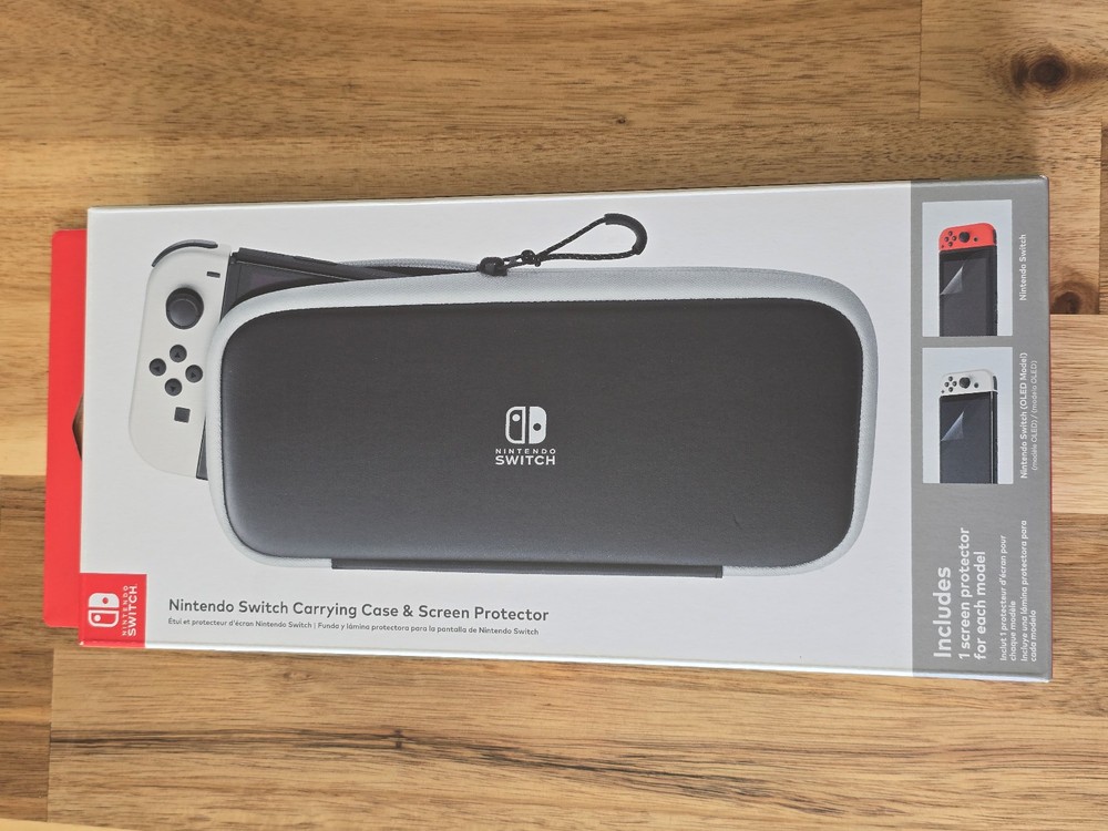 Nintendo Switch HEGAP3SAA Carrying Case & Screen Protector - Free Shipping