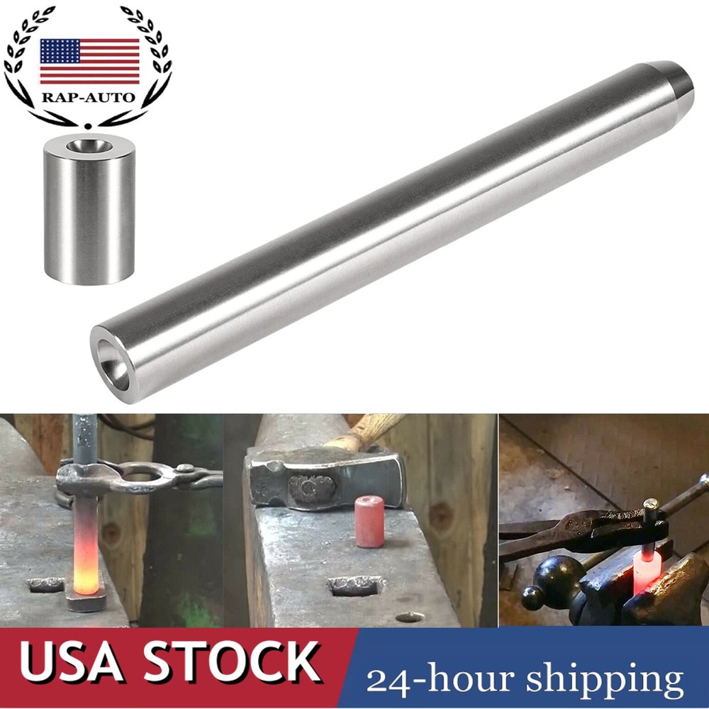 1/4" Blacksmithing Forging Tools Blacksmith Rivet Doming Tool Set Fit Size 1/2"