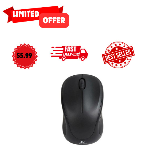 Logitech M317 Wireless Mouse - Black (no receiver)