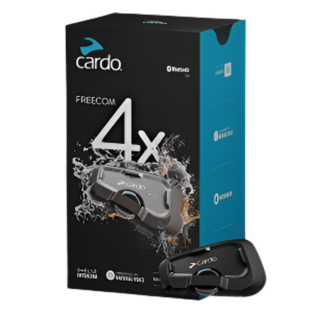 Cardo Freecom 4X Bluetooth Intercom - Single
