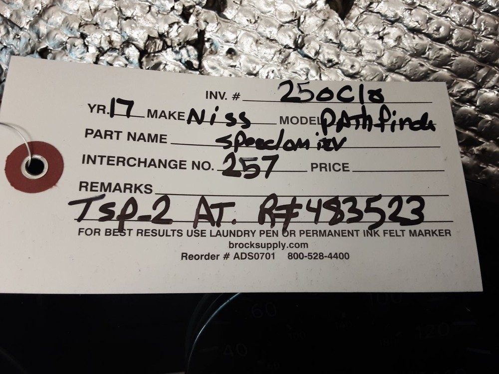Speedometer Cluster MPH Fits 17 PATHFINDER 483523