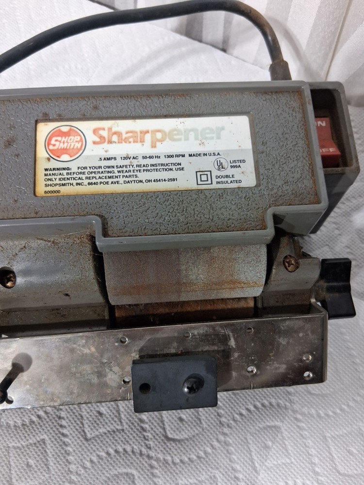 Shopsmith Knife Blade Tool Sharpener Model Vintage Works Great!