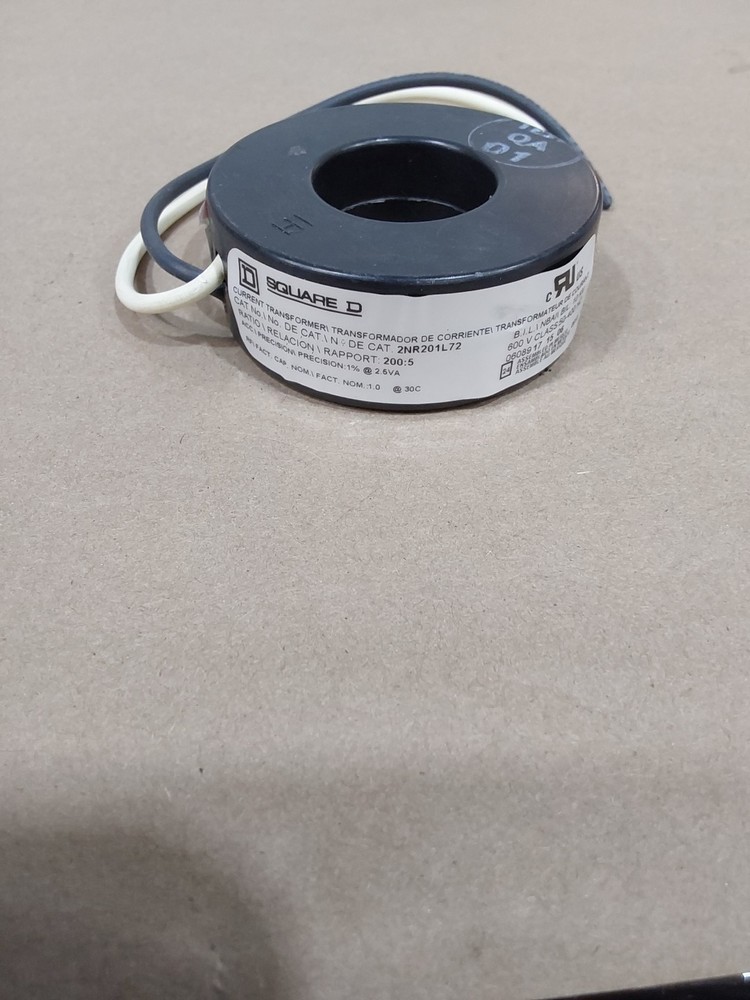 Square D Current Transformer 2NR201L72 Ratio 200:5A