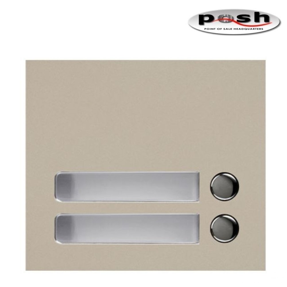 NEW - Aiphone GF-2P - 2-Call Button Panel for the GF-SW