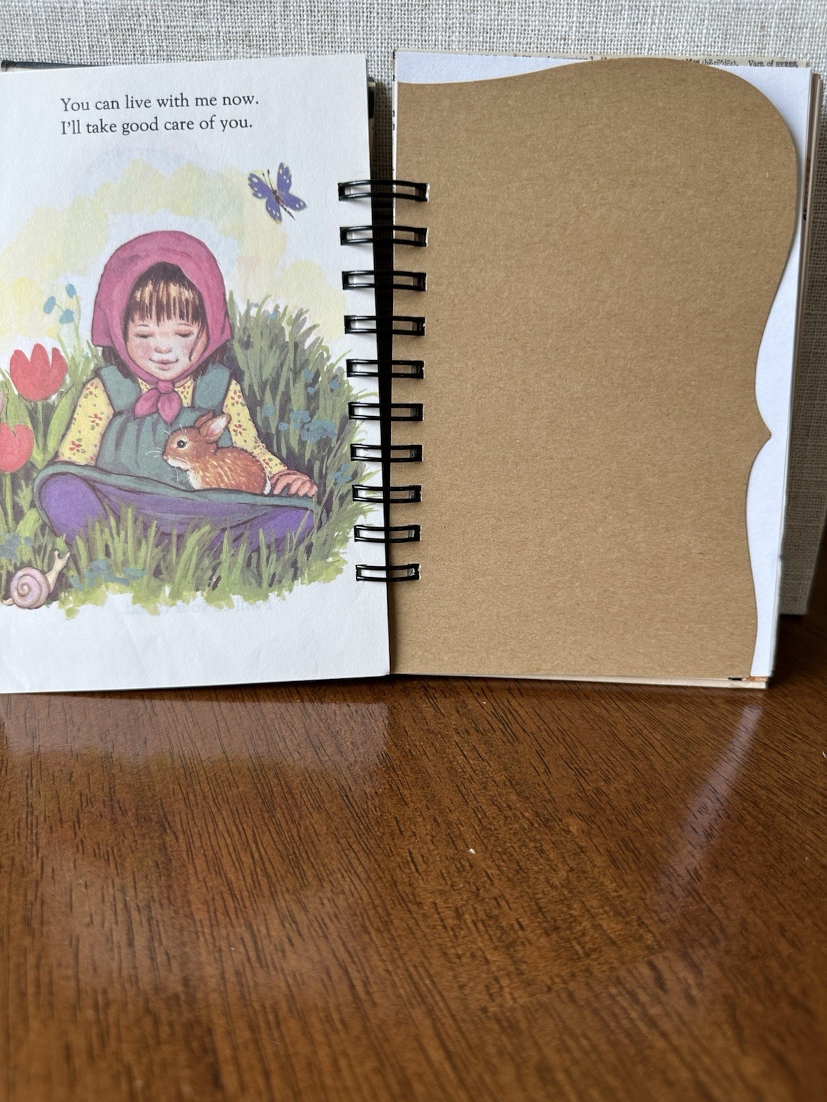 Nancy Drew Book Cover Handmade Junk Journal New, Blank, Spiral Bound