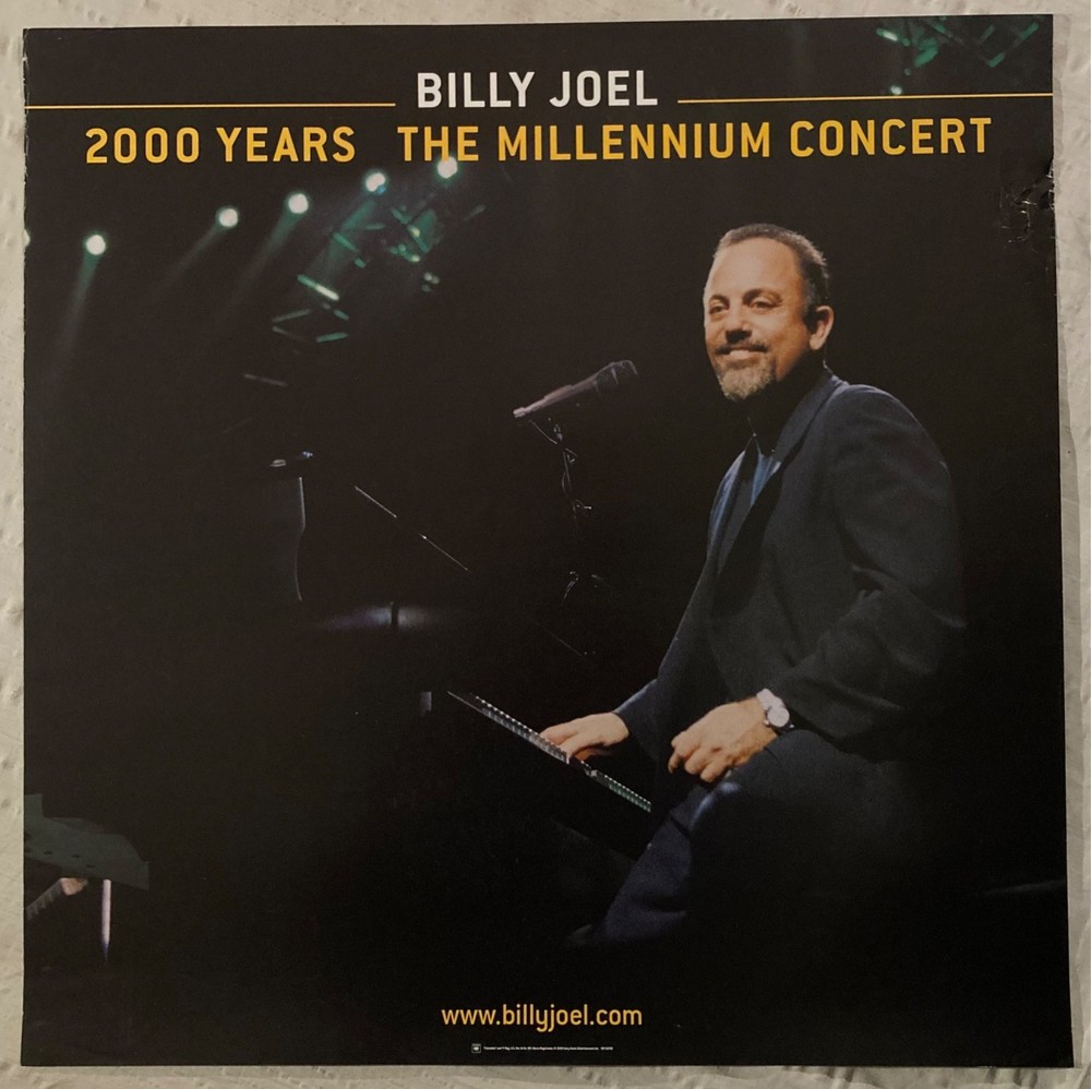 Billy Joel 2000 Two-Sided Promo Poster F