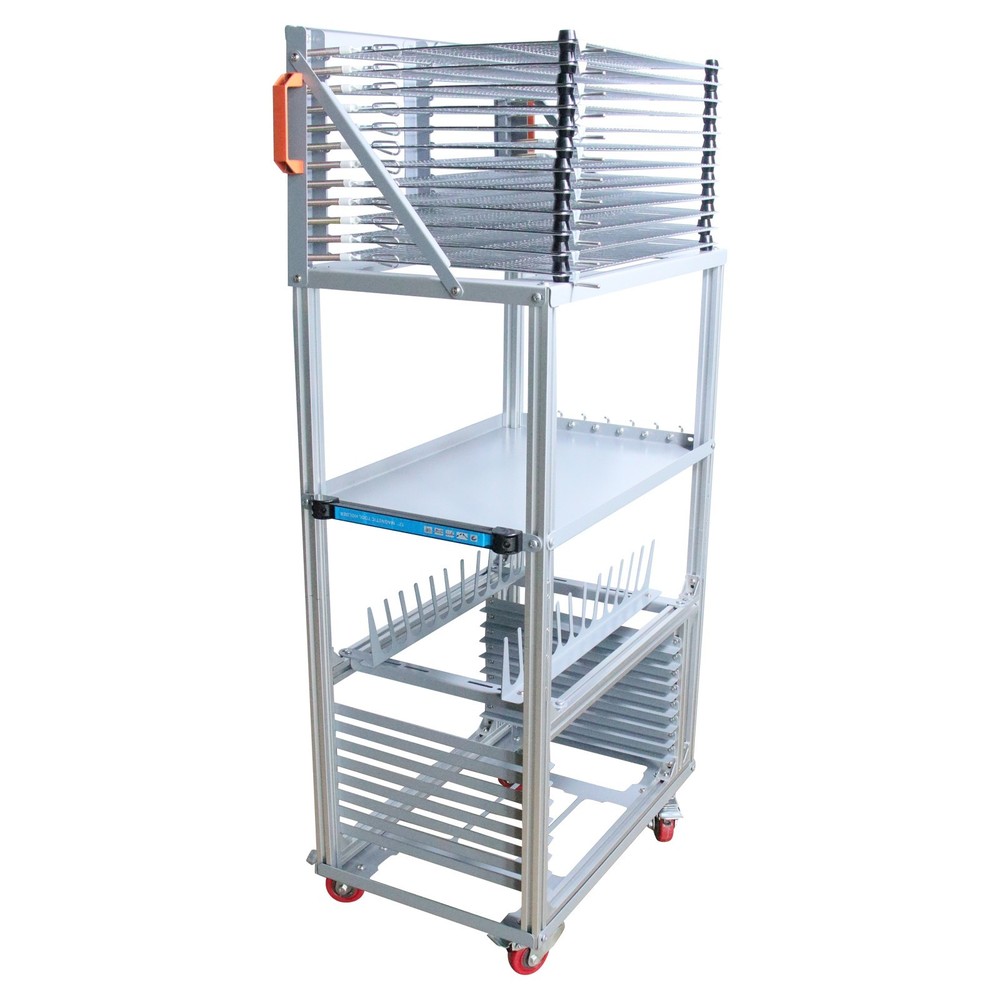 4-layer 5-in-1 Multi-functional Screen Printing Tool & Material Combination Rack