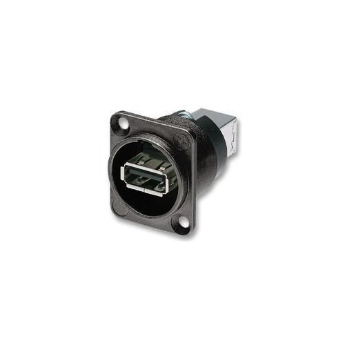 RT08249 NAUSB-B Neutrik USB Type D Adapter Black
