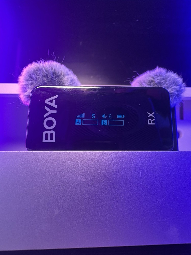 Boya BY-XM6 Wireless Microphone System – 2 Transmitters + 1 Receiver + Case