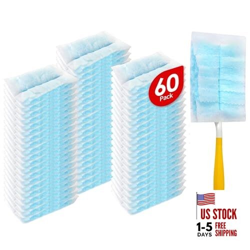 Count Microfibre Feather Duster Refills Compatible with 1 Pcs Short Handle 60