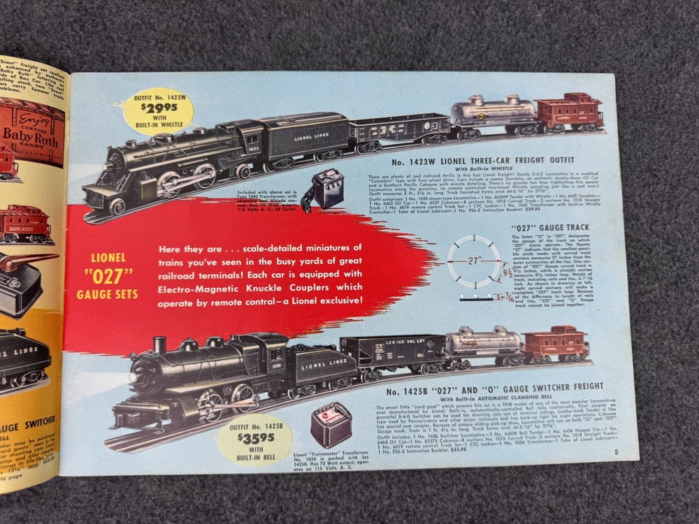 LIONEL Postwar 1948 Original Catalog COMPLETE NICE