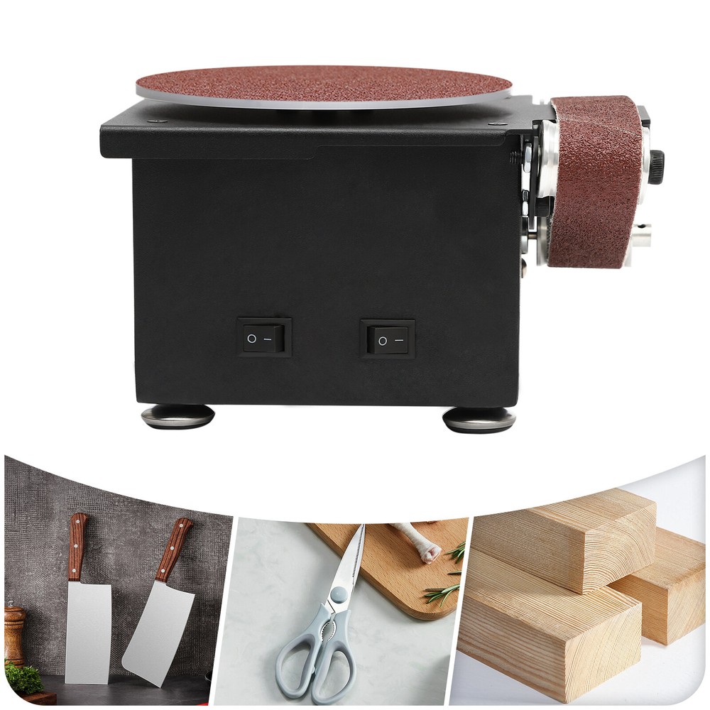 6" Electric Disc Sander Machine Edge Sharpener Mini Bench Polisher Tools 110V