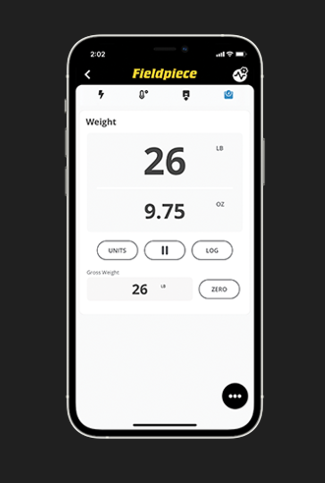 Fieldpiece SR47 Wireless Refrigerant Scale