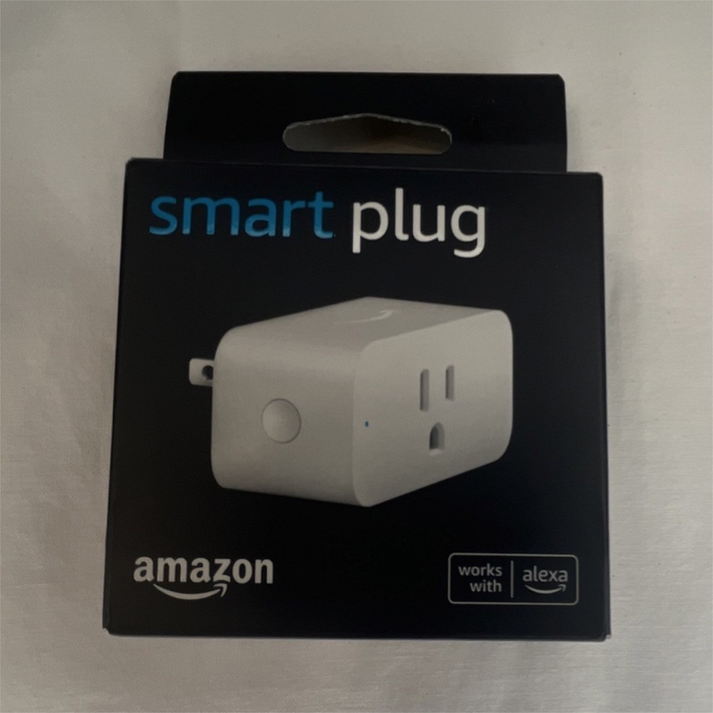 Amazon Smart Plug Wi-Fi Alexa Compatible Single Socket Indoor Use