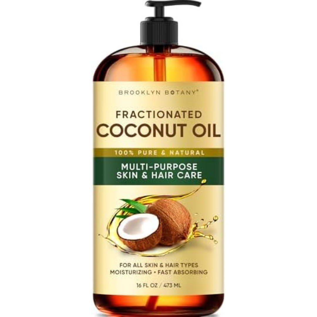 Fractionated Coconut Oil 16oz 100% Pure Carrier Oil for Skin & Hair.