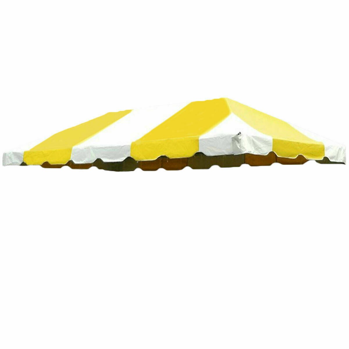 West Coast Frame Tent 10x20 Yellow PVC Replacement Tent Top