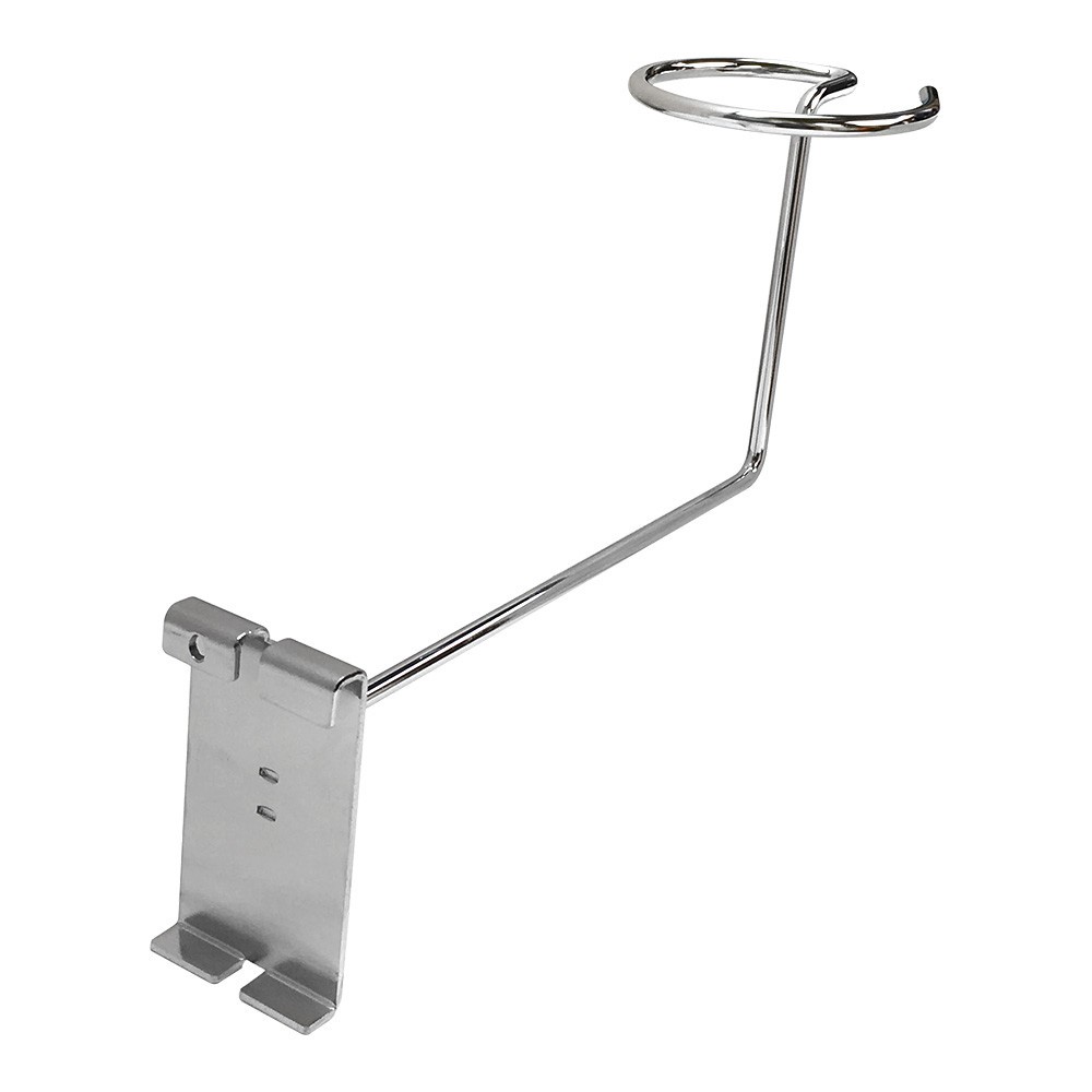 1 Pc Chrome Gridwall Hat Display Hook Single Cap Holder for Wire Grid Panel