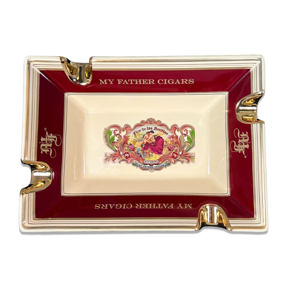My Father Rectangular Ceramic Ashtray - Flor de las Antillas