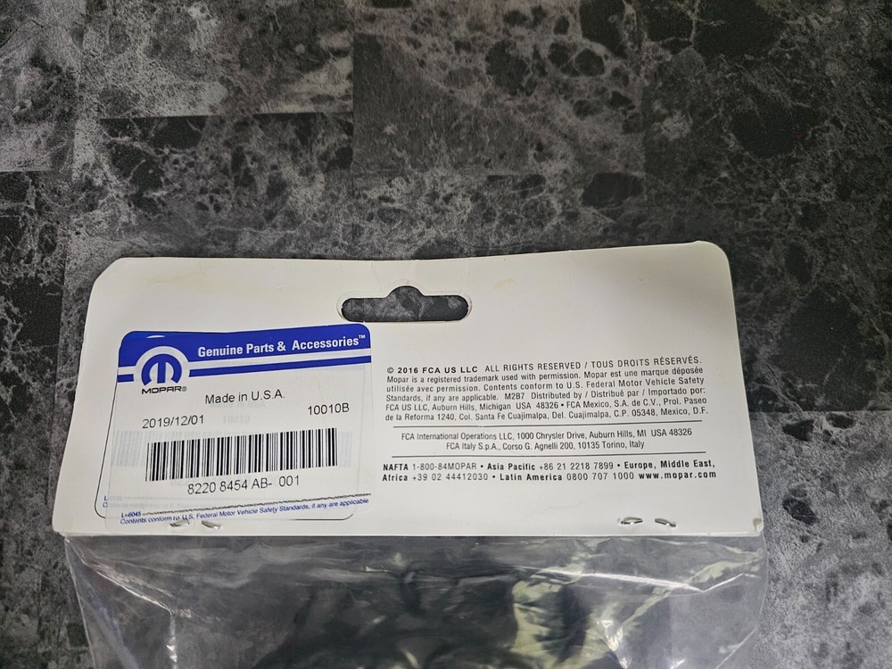 Genuine Mopar Trailer Hitch Plug 82208454AB