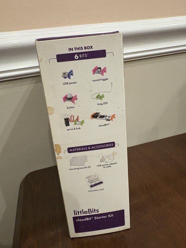 Little Bits Cloudbit Starter Kit Complete Kit LittleBits 6 Modules New Sealed