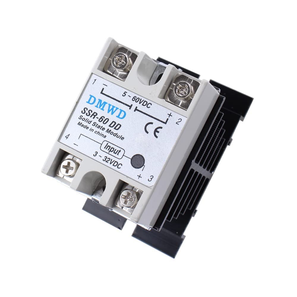 SSR60DD 60A DCDC Solid State Relay Heat Sink Input 332V Output 560V DC