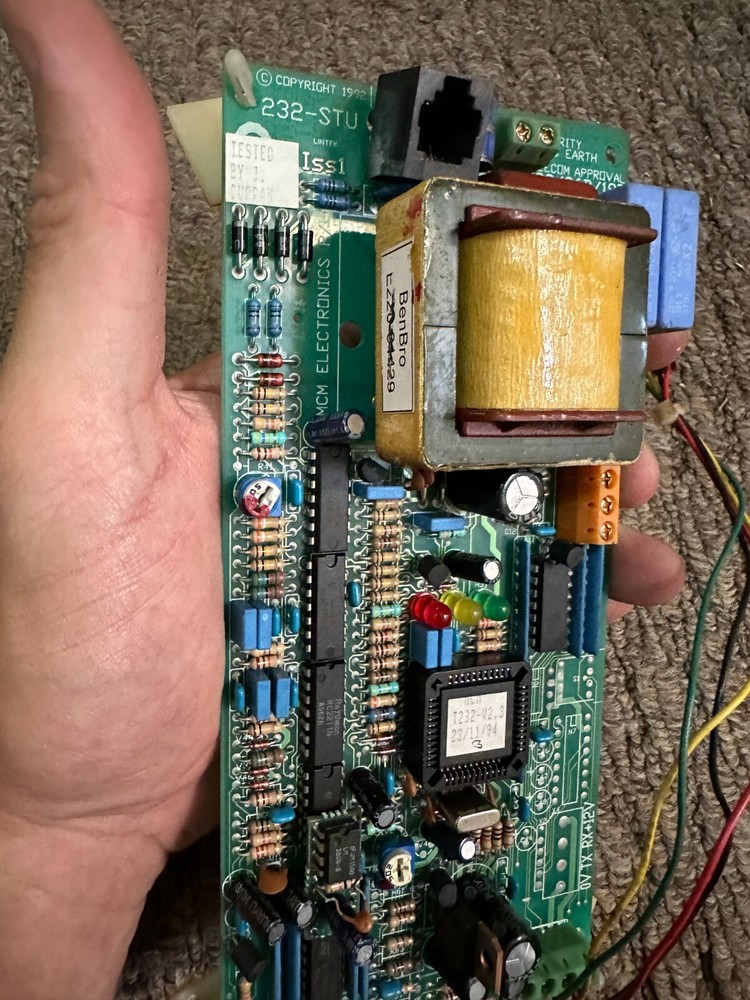 MCM electronics T232-v2.3 security panel 90's Vintage PCB