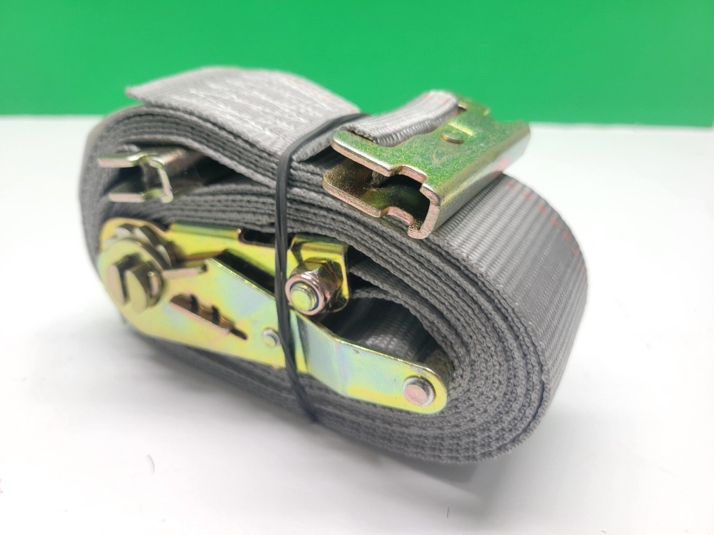 USCC US Cargo Control 2" x 16' Gray E Track Ratchet Straps