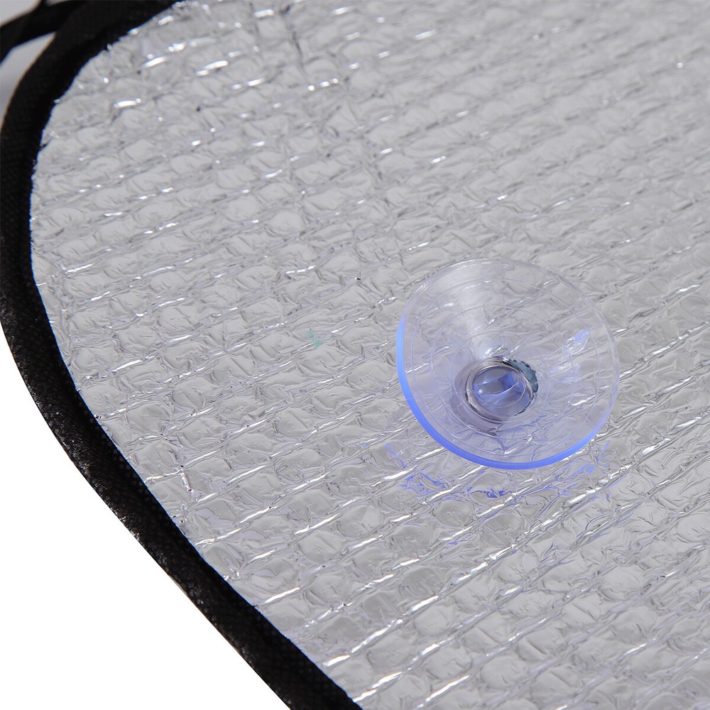 2Pcs Foldable Car Front Window Windshield Sun Shade Shield Cover Visor UV Block