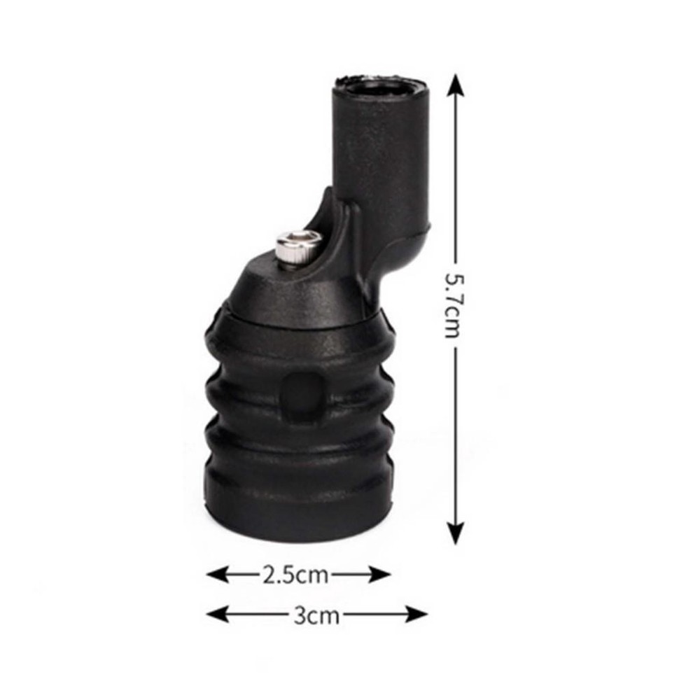 Rubber Bow Stabilizer Extension Accessories Black