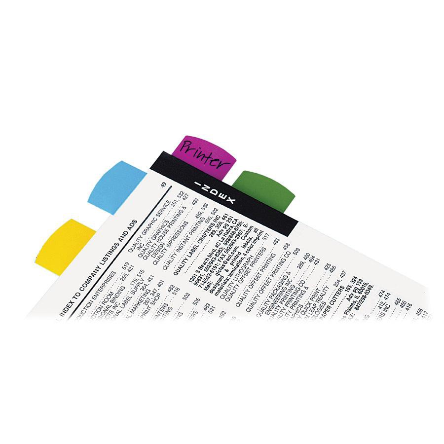 Redi-Tag RTG33148 Removable Index Tabs Assorted 48 Pack