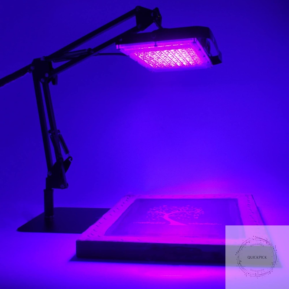 50W LED Exposure Unit for Screen Printing, UV Screen Printing Light with Adjusta