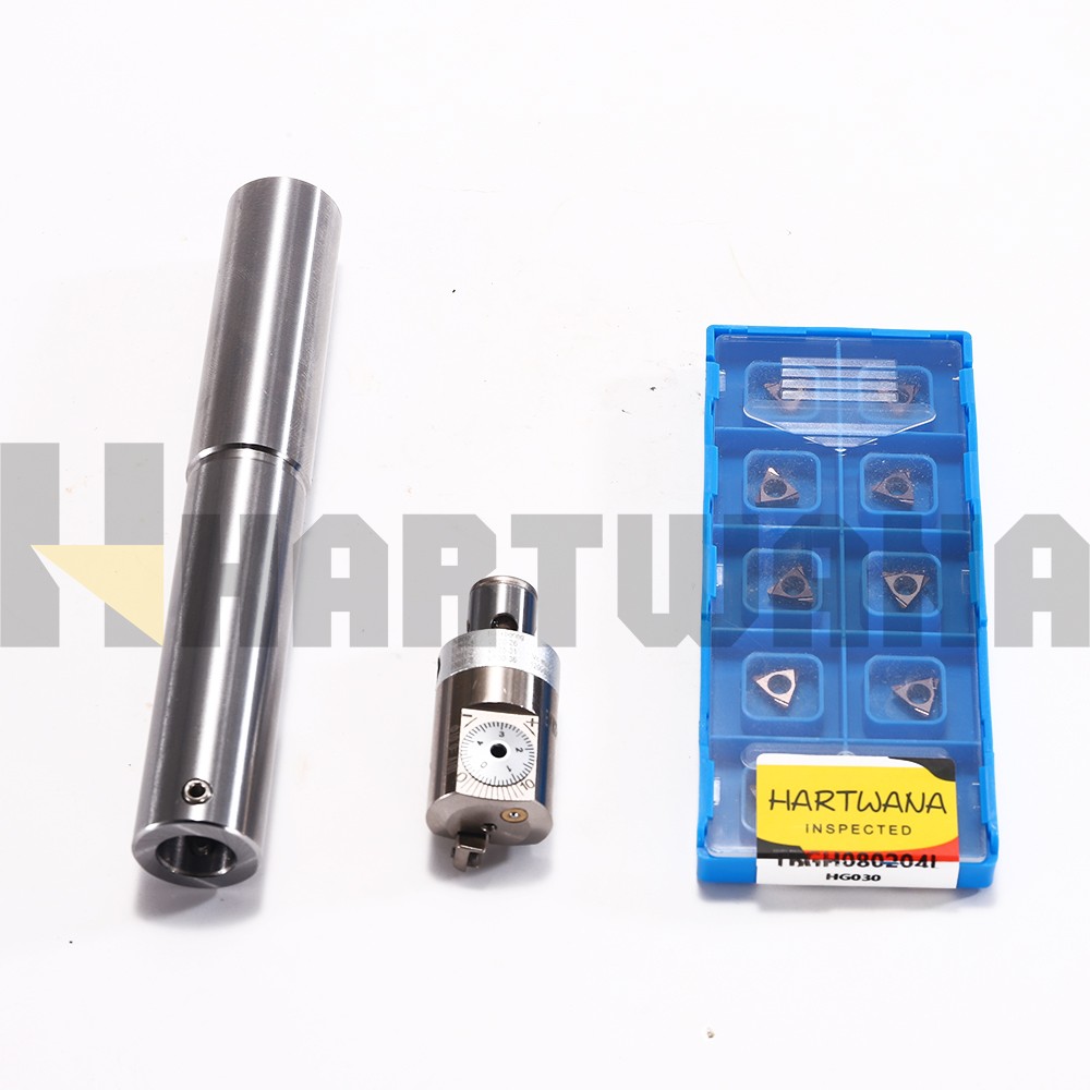 20-26mm Boring Head Straight Shank 20mm Indexable Boring Bar Set CAT40-SLN20-63