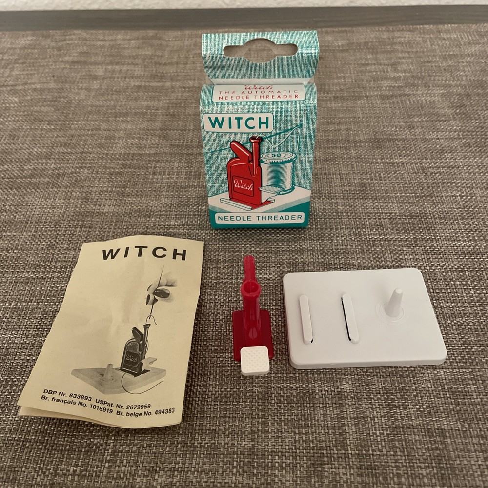 Vintage Witch Automatic Needle Threader with lnstructions Made in Germany - NOS