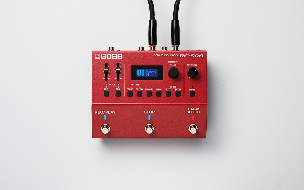 Boss RC-500 Loop Station w/ Instrument Cables