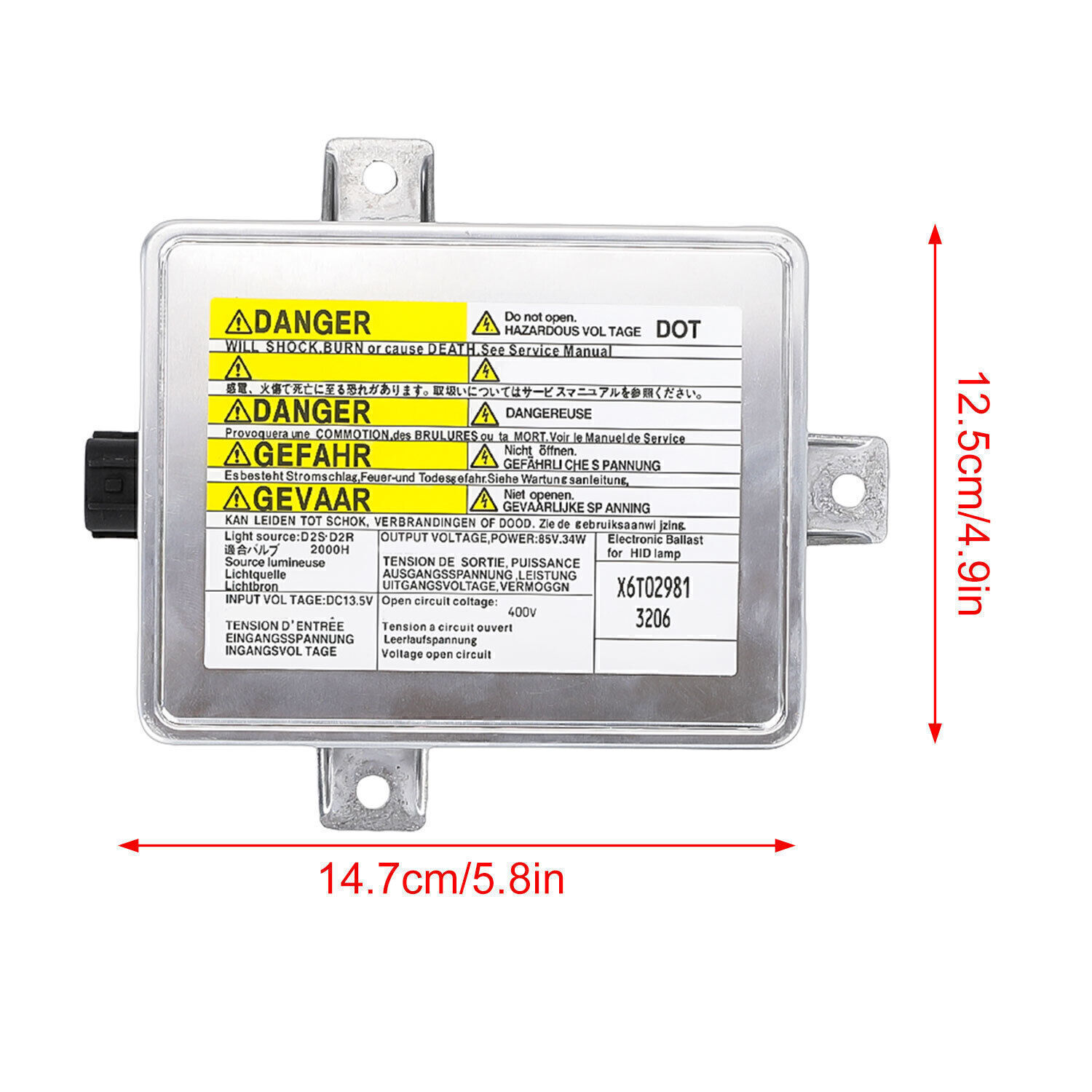 Xenon HID Headlight Ballast Unit Assembly with Igniter D2S Bulb For Acura TL TSX