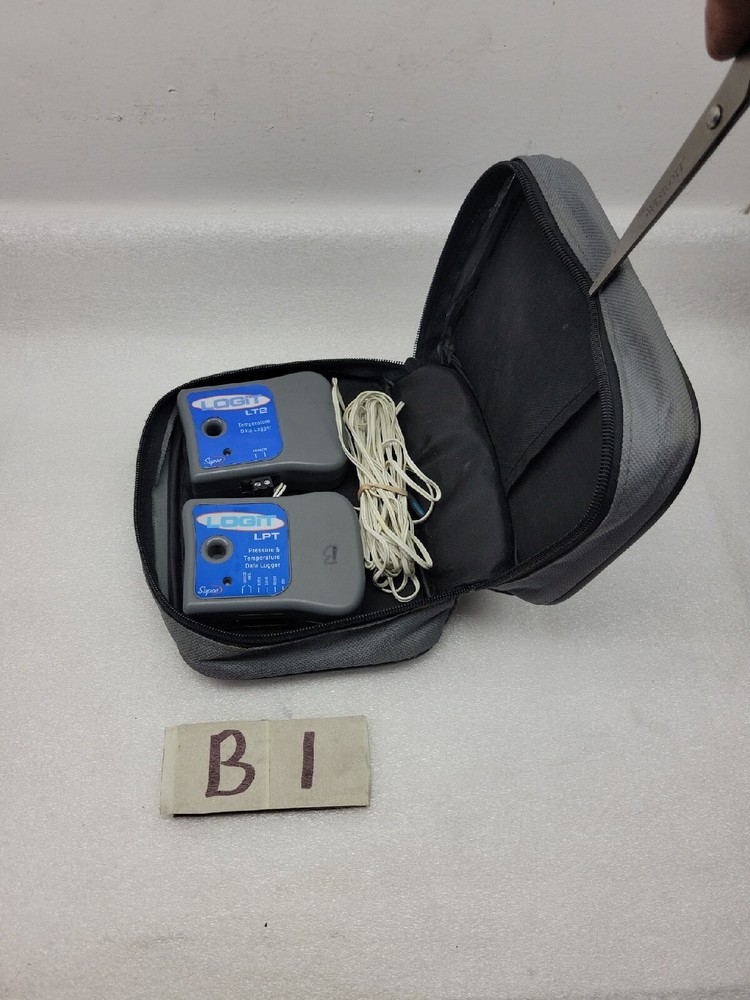 (SET) Supco Logit LPT AND LT2 Pressure & Temperature Data Logger With Case